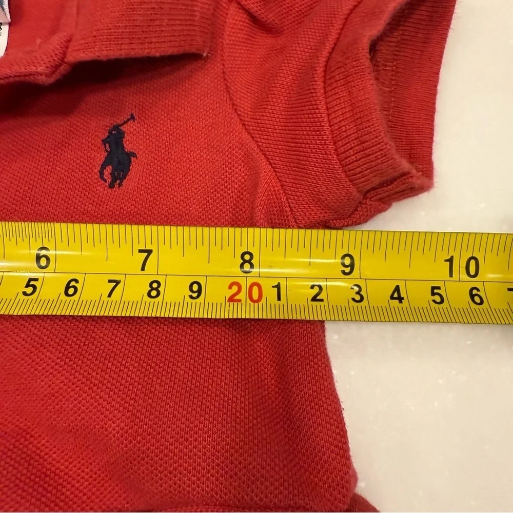 Ralph Lauren Baby Girl 2 PCS Set Pink Cable Knit Cardigan & Polo Onsie Sz 3 Mo